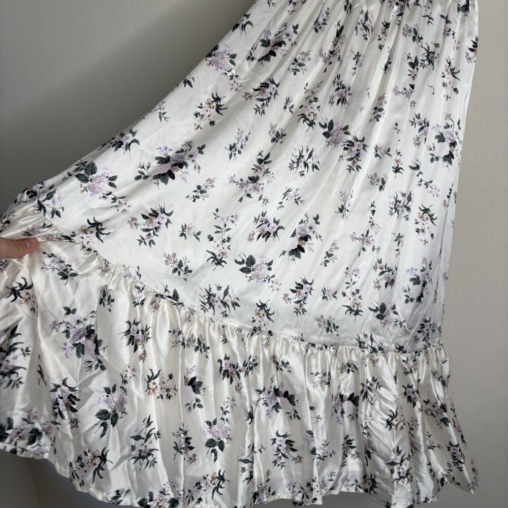 Altar'd State Satin Floral Midi Dress - Picture 9 of 9